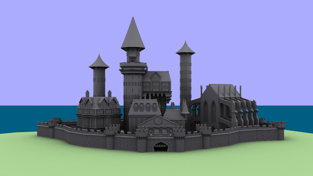 Castle From 'The Balloon Catcher'—Untextured