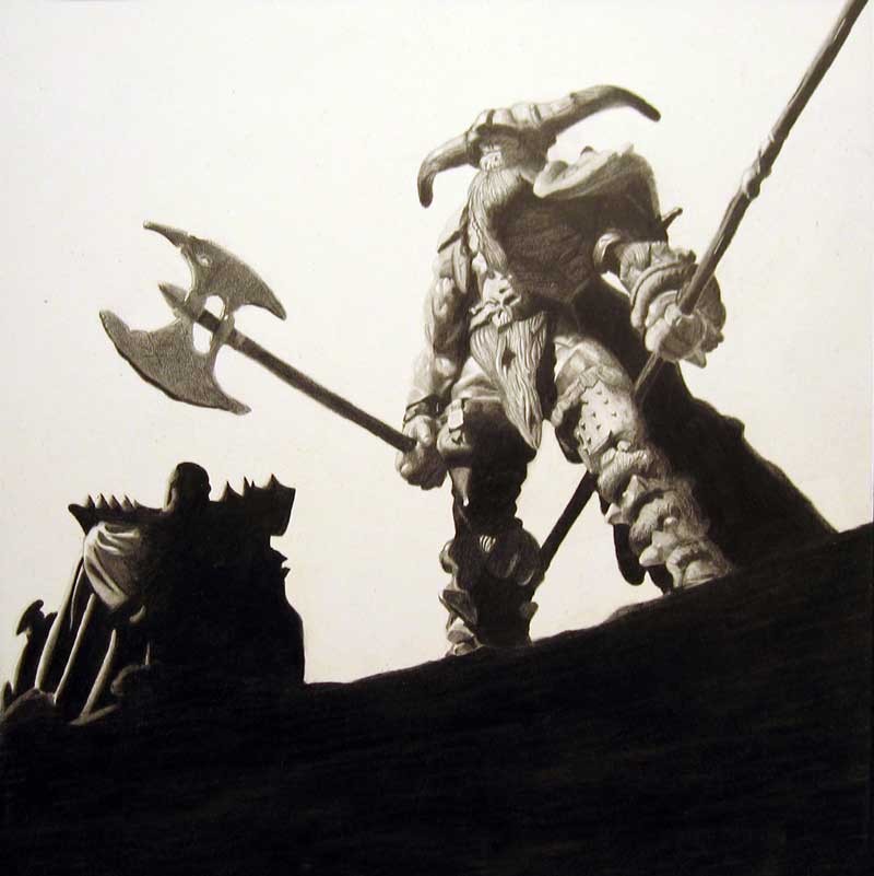 Graphite on Cold Press Illustration Board