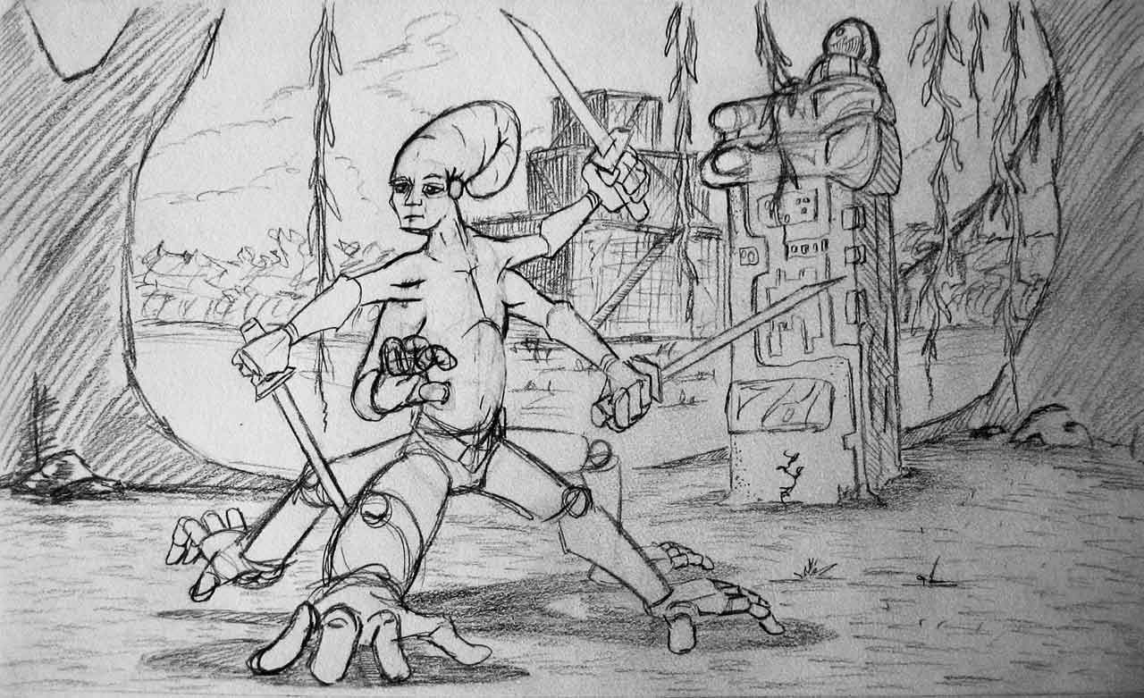 Strange Life in a Jungle Setting